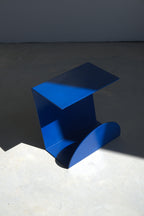 The Ocel Bedside Table - Blue Pummel