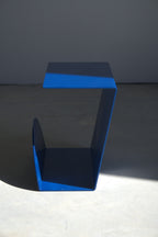 The Ocel Bedside Table - Blue Pummel