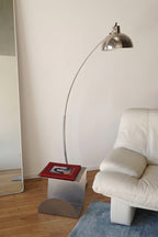 The Ocel Bedside Table - Stainless Steel